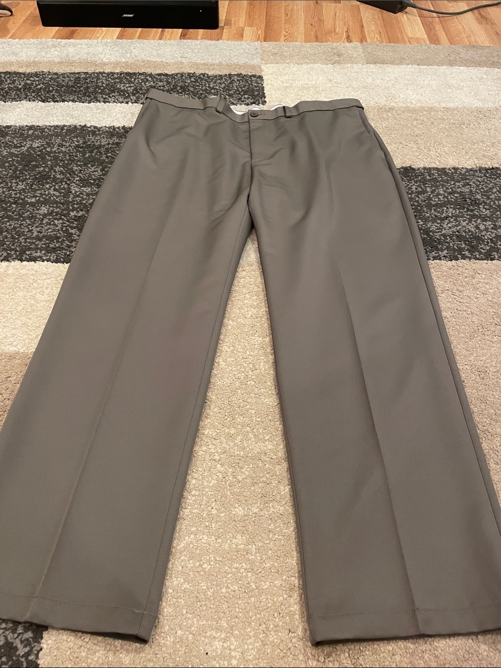 Men's Tailored Dress Pants in Gray - Classic Office Trousers